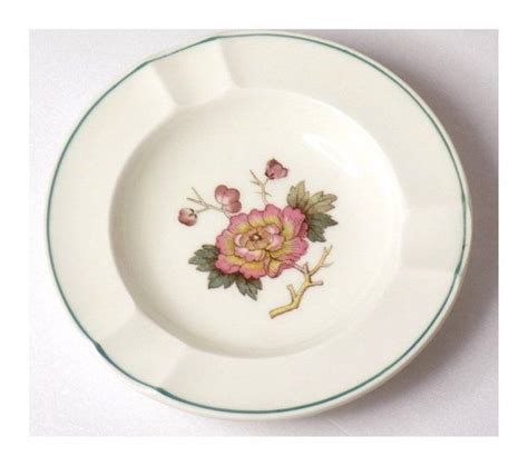 What a fabulous cross stitch pattern book to add to your collection. 1950s Wedgwood Floral Ashtray, Eastern Flowers Pattern T.K ...