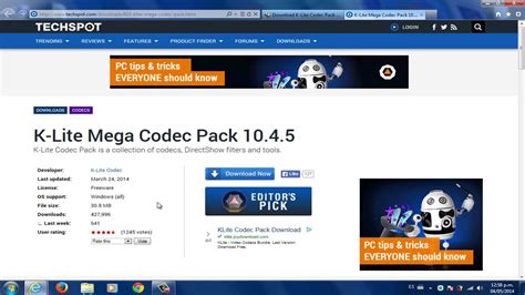 Old versions also with xp. Desinstalar e Instalar K-lite Codec Pack (RECOMENDADO ...
