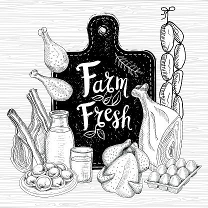 Symbol name last price industry / category type exchange; Farm Fresh Market Symbol Design Healthy Food Shop Organic ...