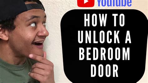 Search for info about unlock the door. How To Unlock A Bedroom Door - YouTube