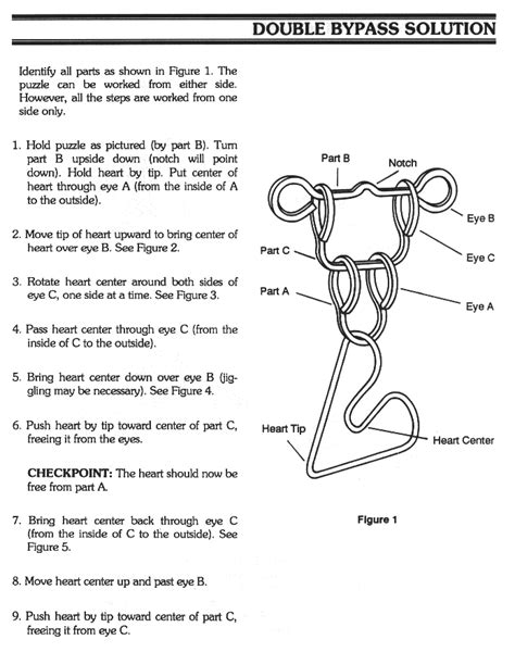 Metal puzzles are a fun and challenging way to test your brain. Double Bypass Tavern Puzzle Solution