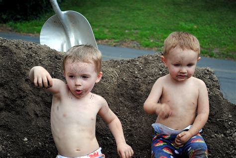 We got the instructions from our parents in our early days not to bath after eating. The Elwood Family: Dirty Little Boys
