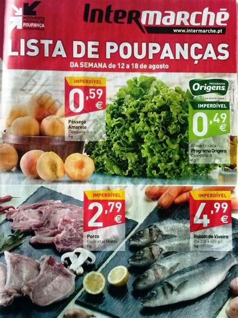 Produtos de capa fotografados em fotoprodução alimentar. Antevisão Folheto INTERMARCHÉ Promoções de 12 a 18 agosto ...