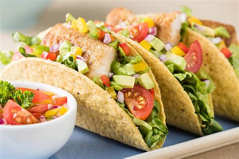 Fish tacos are the best and the spicy salsas are amazing! Best Fish Taco Stock Photos, Pictures & Royalty-Free ...