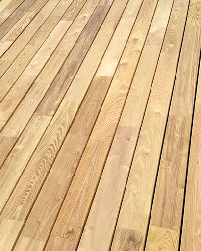 Idéal pour toute fabrication en bois en contact avec le sol. Terrasse Bambou - Decibois