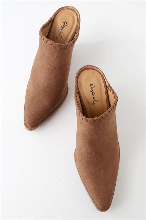 Q growth and synthesis impurities may be added to the material during synthesis. Cute Camel Mules - Vegan Suede Mules - Pointed Toe Mules ...