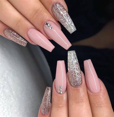 Coffin nail designs look great on long nails because of the ample nail bed space. 54 Hot Gel Pink Acrylic Coffin Nails Design Ideas - Page ...