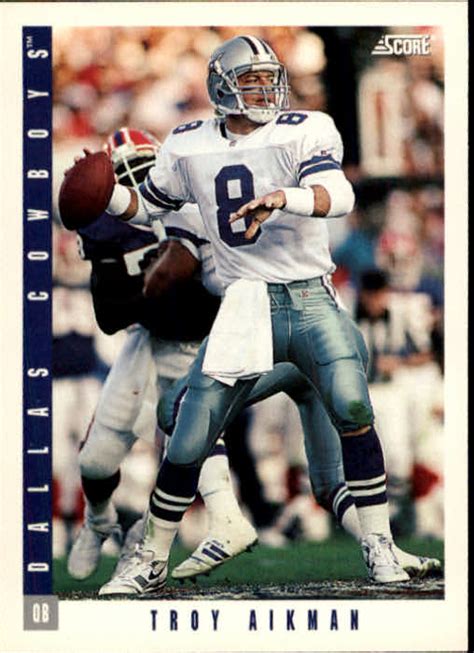 Learn about the approximate value formula; 1993 Score Football Card #238 Troy Aikman | eBay