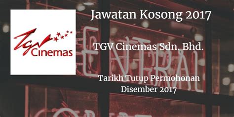 Tgv cinemas sdn bhd was the first to introduce the total cinema concept to the ever discerning malay. Pin on Jawatan Kosong Johor