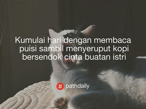 Check spelling or type a new query. kopi buatan istri.. | Kata-kata inspirasi, Puisi, Membaca