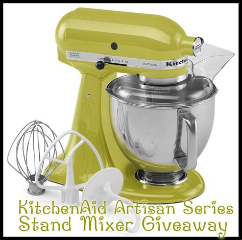 Farther down the page, we'll show you some popular bundles that many people get when they buy each of these 3 mixers. KitchenAid Artisan Series Stand Mixer Giveaway ...