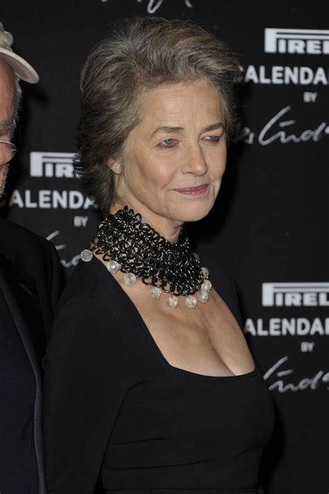 People who are prickly can't be hurt any more'. Charlotte Rampling - Pirelli Calendar 2017 Gala Dinner in Paris