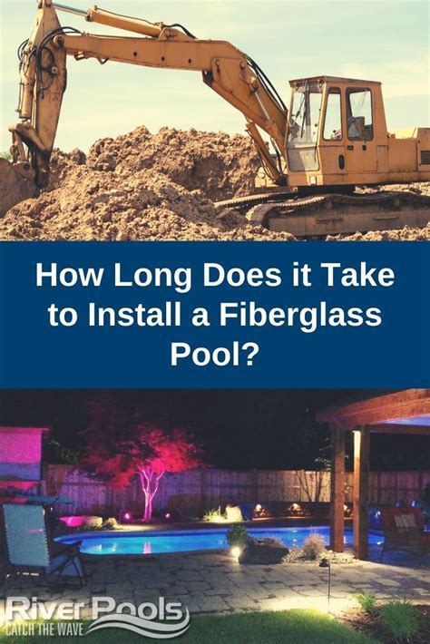 A concrete pool requires approximately 4 weeks depending on complexity and size. How Long Does it Take to Install a Fiberglass Pool? in ...