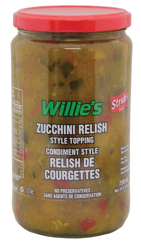 Join the 281 people who've already reviewed grocery walmart. Strub's Willie's Zucchini Relish | Walmart Canada