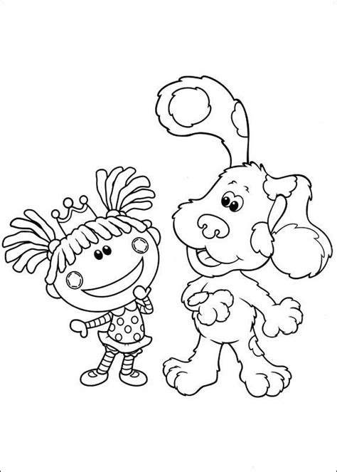 If you want colored picture to print then click print link for color. Blue's Clues Coloring Pages 27 | Bear coloring pages ...