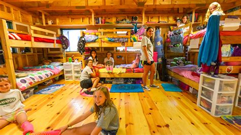 The first cabin exteriors designed for the first day sandra lee : Bunk Life | Camp Mataponi Overnight Girls Camp in Maine