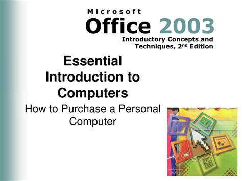 Computer essentials teaches basic workplace software computer essentials makes learning computer skills easy and fun. PPT - Essential Introduction to Computers PowerPoint ...