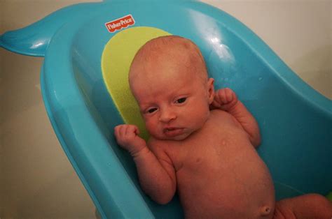 The first step to bathing your baby is to gather all of your supplies. Life After I Do: Baby Kaylee {1 Month Old}