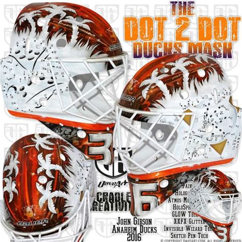 Gibson's unique new Ducks mask allows fans to complete the design - TheHockeyNews