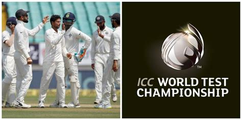 The icc world test championship table.(twitter/icc). ICC considering all "Alternate options" for scheduling the ...