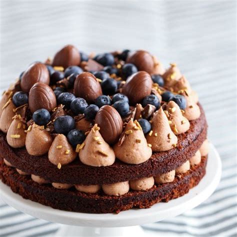 Classic chocolate mousse makes any dinner feel a little more fancy. A delicious milk chocolate cake with blueberries ...