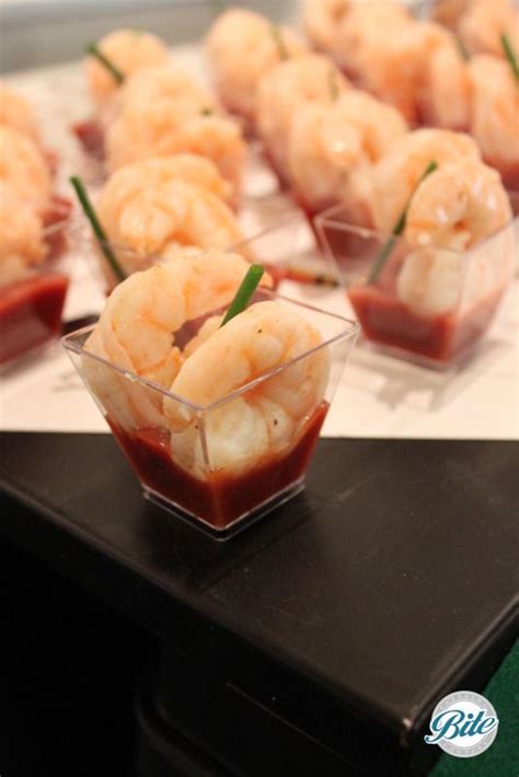 Remove from hot water with tongs and place the individual shrimp into the ice bath and leave in there until ready to serve. Individual Shrimp Cocktail Presentations / Shrimp cocktail shooters | Alcohol | Pinterest ...