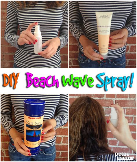 Even if we don't winter by the sea, with our diy sea salt spray, we can have our beach hair. DIY Beach Wave Spray | Beach wave spray, Beach wave hair ...