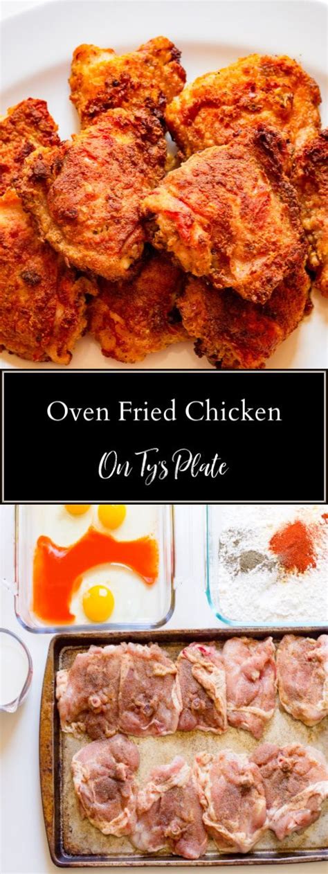 Very simple, easy, and error proof!! Easy Crispy Oven-Fried Chicken | Recipe | Fries in the ...
