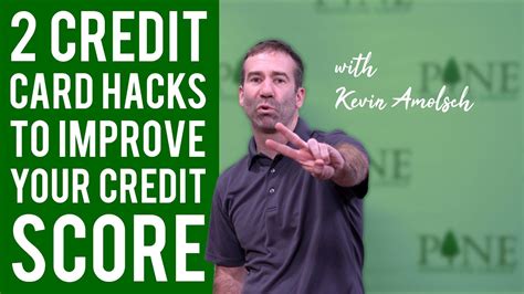 Maybe you would like to learn more about one of these? Credit Card Hacks to Improve Your Score - YouTube