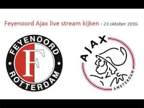 Cu toate acestea, mijlocaşul central de 21 de ani a avut un procentaj foarte bun de pase reuşite, 93,8%. Feyenoord Ajax live stream kijken 23 oktober 2016 - link ...