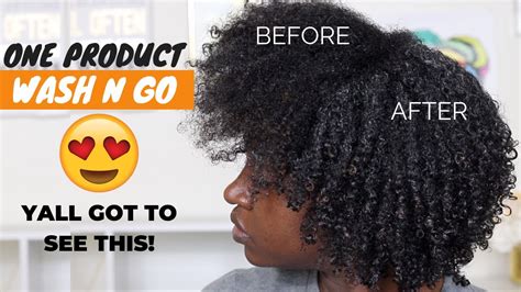 Natural hair salon located in silver spring, md. 1 Product Wash n Go | Natural Hair - YouTube