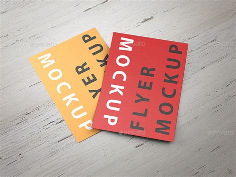 Free all free mockups books & magazines. 5x7'' Flyer Mockup by professorinc | GraphicRiver