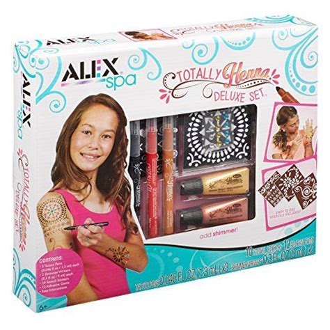 We did not find results for: GREAT DEAL! ALEX Spa Totally Henna Deluxe Set ONLY $10.25! | Tattoo kits, Kits for kids, Henna ...