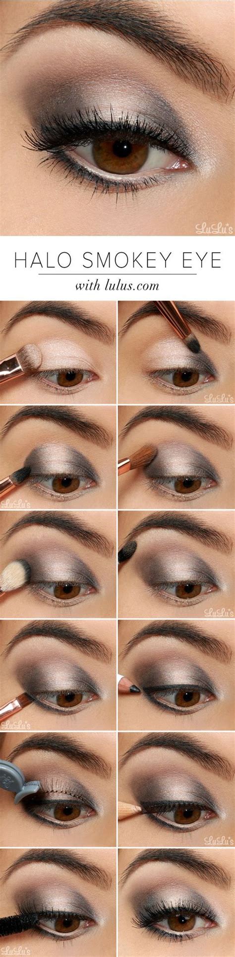 These step by step videos cover all the bases from natural everyday looks to a dramatic cut crease & smokey eye. 10 Quick & Easy Step By Step Smokey Eye Makeup Tutorials - Fashion Daily