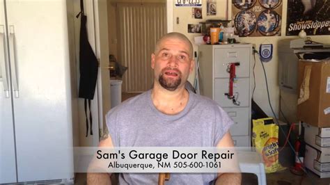 Our garage door repair service is available 7 days a week in the surrounding areas of cleveland. Sam's Garage Door Repair Albuquerque - YouTube