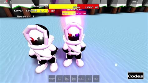 Fight others and attain love to get stronger aus! roblox map Sans Multiversal Battles เล่นตัวResets - YouTube