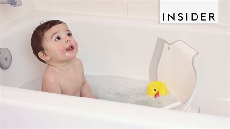 A bathtub, also known simply as a bath or tub, is a container for holding water in which a person or animal may bathe. Divider Creates Baby Tub - YouTube
