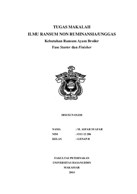 Pemberian pakan dan minum ayam petelur untuk cara merawat ayam petelur dari kecil yang paling umum bisa menggunakan pakan fase starter. (DOC) Kebutuhan Ransum Ayam Broiler Fase Starter dan ...