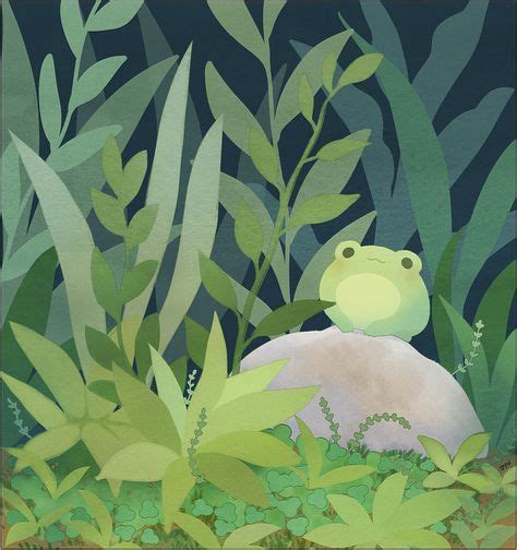 Your frog home stock images are ready. Pin by Caitlin Love on Home screen | Frog art, Art, Cute art