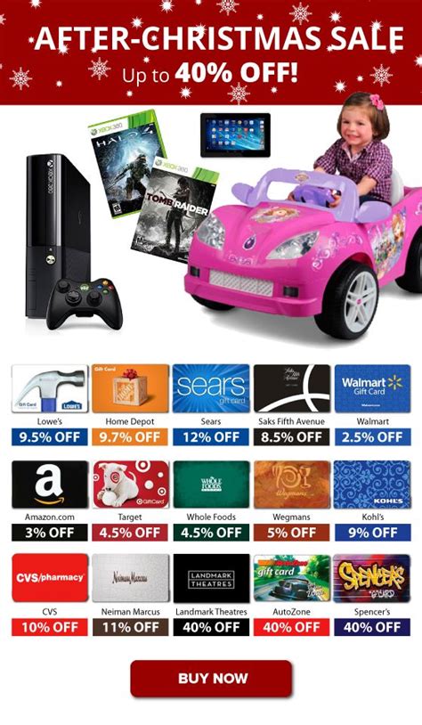 Note that the card value denominations are preset for all of the giftcards.com merchant card brands (ex: After-Christmas Sale: Up to 40% OFF Home Depot, Lowes ...