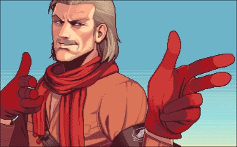 We all want to die with our families surrounding us and despite big boss having tried to. metal gear solid :: pixel art :: solid snake :: gif (gif ...