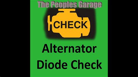 Have a professional test the alternator with dedicated equipment. Alternator Diode Check and AC Ripple Check - YouTube