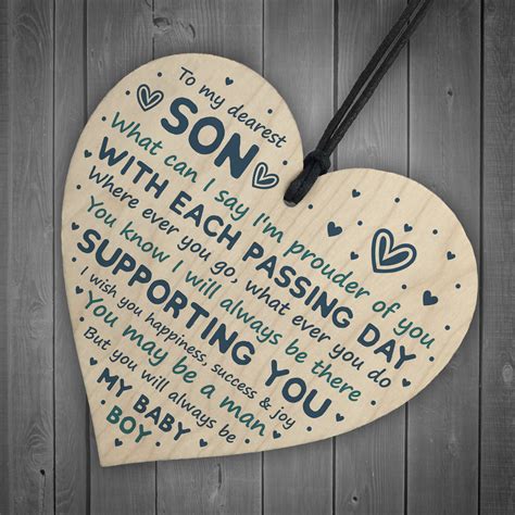 Make him a time capsule. Son Gifts From Dad 18th 21st Birthday Gift Card Son Gift ...