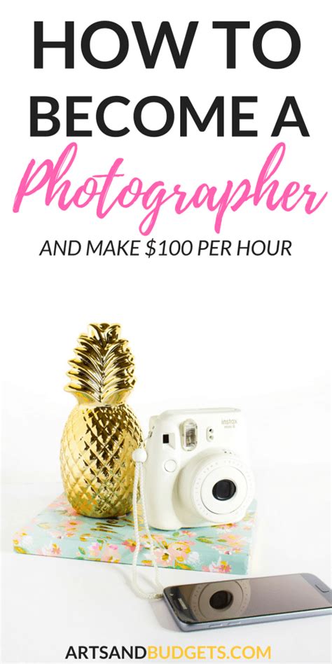 Due to the high quality of some smartphone cameras, you might not even need a professional camera. How To Become A Photographer and Make Money From Anywhere - Arts and Budgets