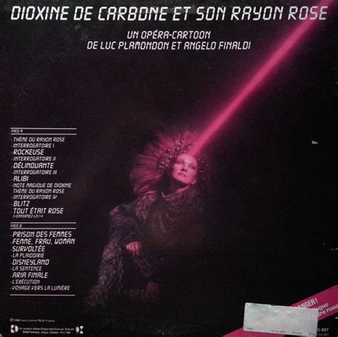 Dioxin and other health problems. Dioxine de carbone et son rayon rose (1984) | Diane Dufresne