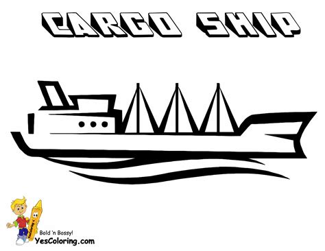 Cargo ship coloring page is an important part of big archive of coloring pages. Mega Deep Seas Ship Printables | Super Tankers | Free ...