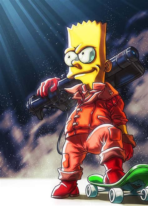 Bart simpson wallpaper free full hd download, use for mobile and desktop. Bartkira by SebastianvonBuchwald on DeviantArt, 2020 ...