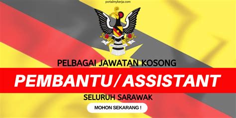 Borang jawatan kosong 2019 kemas hanya boleh didapati secara online sahaja yang boleh dimuat turun melalui laman sesawang kemas. Jawatan Kosong Terkini Pembantu Di Sarawak Ambilan Januari ...