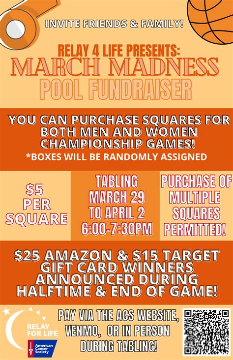 Relay for Life March Madness Pool Fundraiser 3/18-4/2 | St. Marys ...