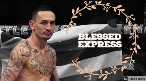 You will get an official ufc autographed glove from me when it's over. Max Holloway : "Blessed Express" of the UFC - YouTube